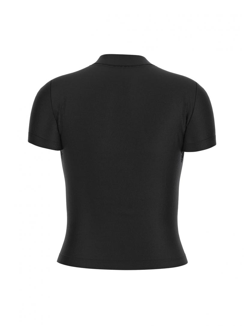 SS ANITA MOCK NK TOP Nero SS ANITA MOCK NK TOP Nero 2