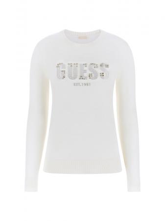 Maglioni Donna LS CN REYNA LOGO SWTR Bianco