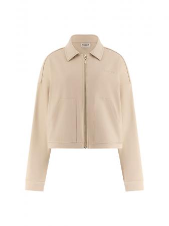 Giacca Donna CARLA CROP ZIP JACKET Beige
