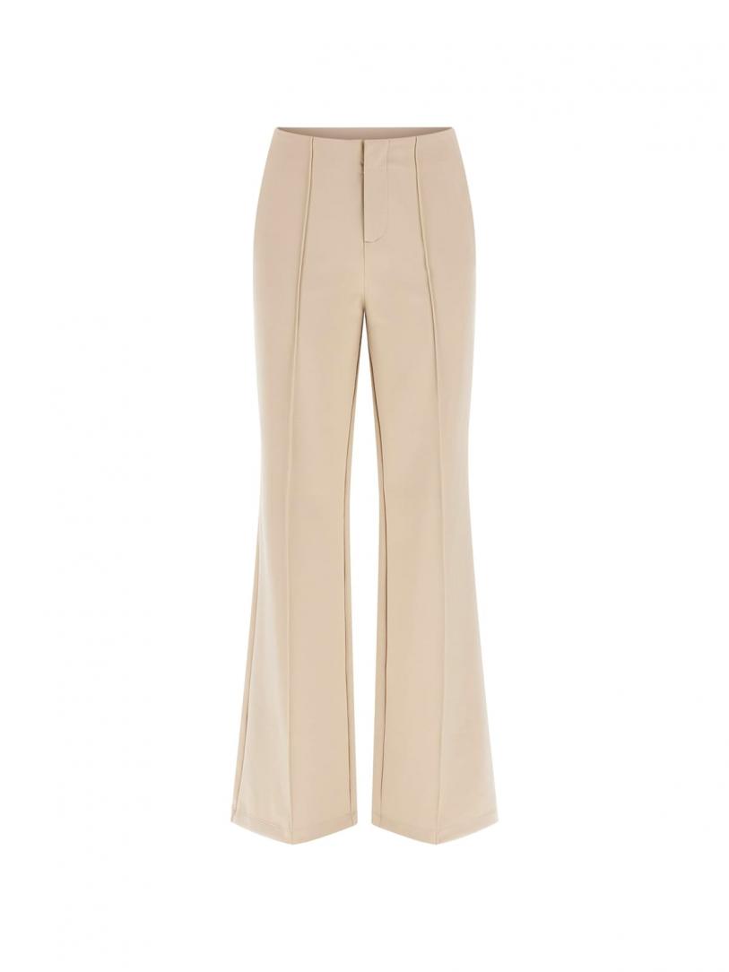 CARLA FLARE PANTS Beige CARLA FLARE PANTS Beige 1