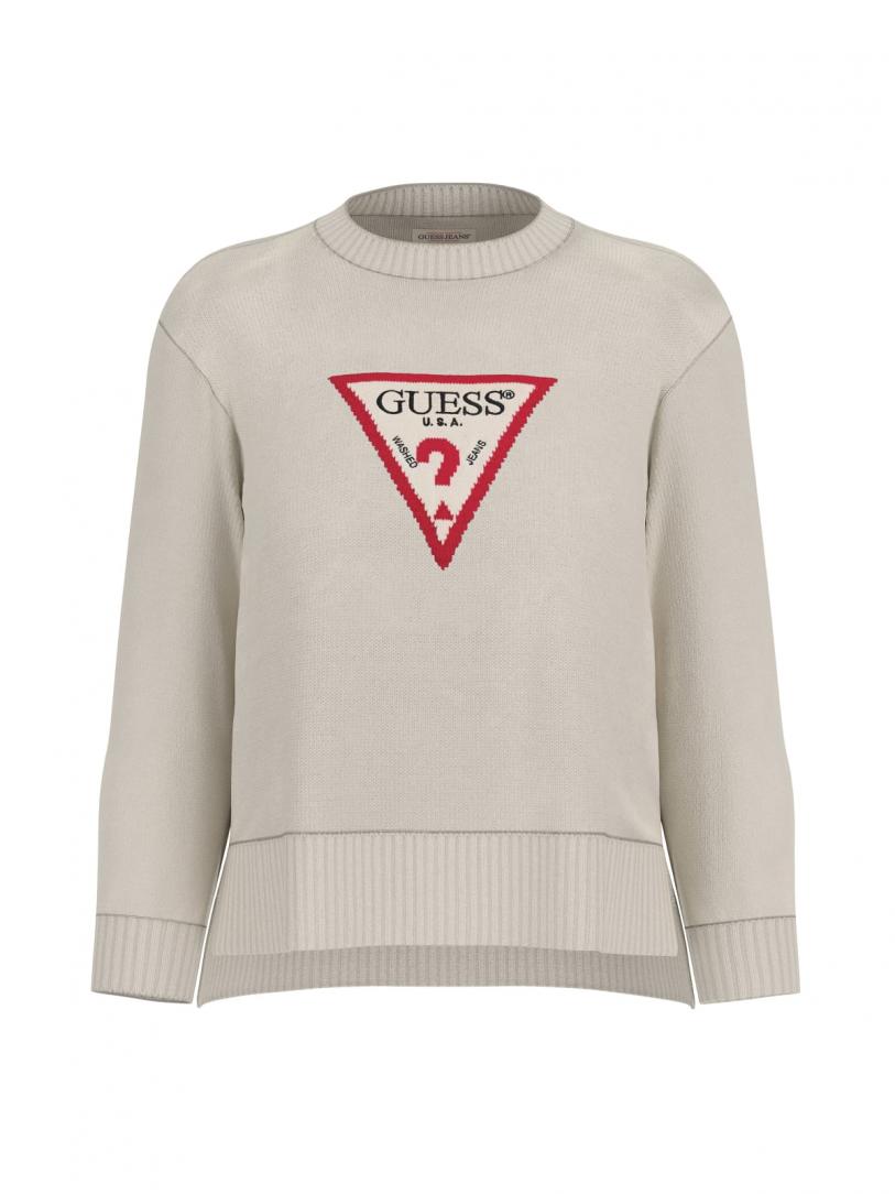 GJ LS CN BIG TRIANGLE SWTR Bianco GJ LS CN BIG TRIANGLE SWTR Bianco 3