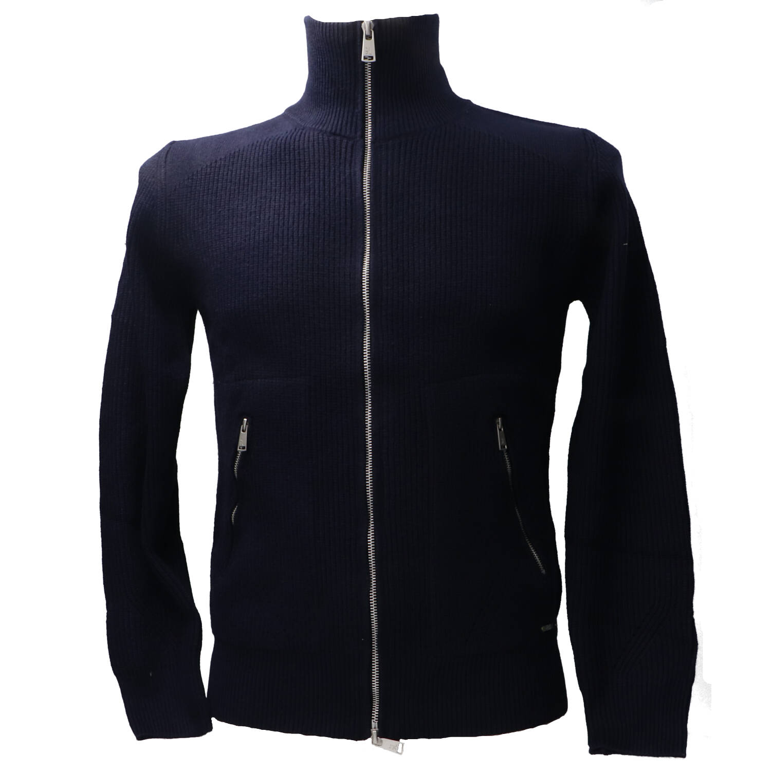 Gianni Lupo Maglioni GL35051-F25 INTRECCIATO COLLO ALTO Blu