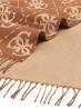Guess Sciarpe Sciarpe SCARF JACQUARD 40X180 Marrone - Foto 3