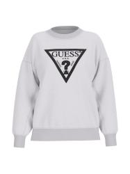 Guess Maglioni Maglioni LS TRIANGLE GLITTER SWEATSHIRT GRIGIO