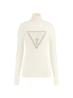 Guess Maglioni Maglioni LS TN MELANIE TRIANGLE LOGO SW Bianco Panna - Foto 1