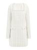 Guess Vestiti Vestiti LS SANDRA TWEED DRESS Bianco - Foto 1
