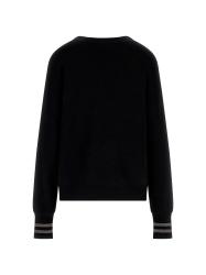 Maglioni LS CN SYLVIE LOGO SWTR Nero