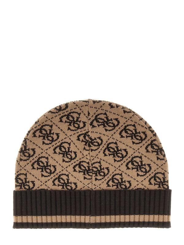 Guess Cappellini Cappellini MILANO KNIT BEANIE Beige