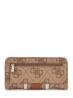 Guess Portafogli Portafogli ERENIA SLG LARGE ZIP AROUND Beige - Foto 3