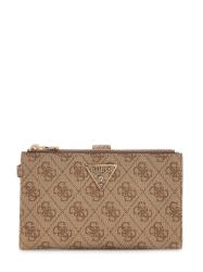 Guess Portafogli  LAUREL II SLG DBL ZIP ORGNZR Beige