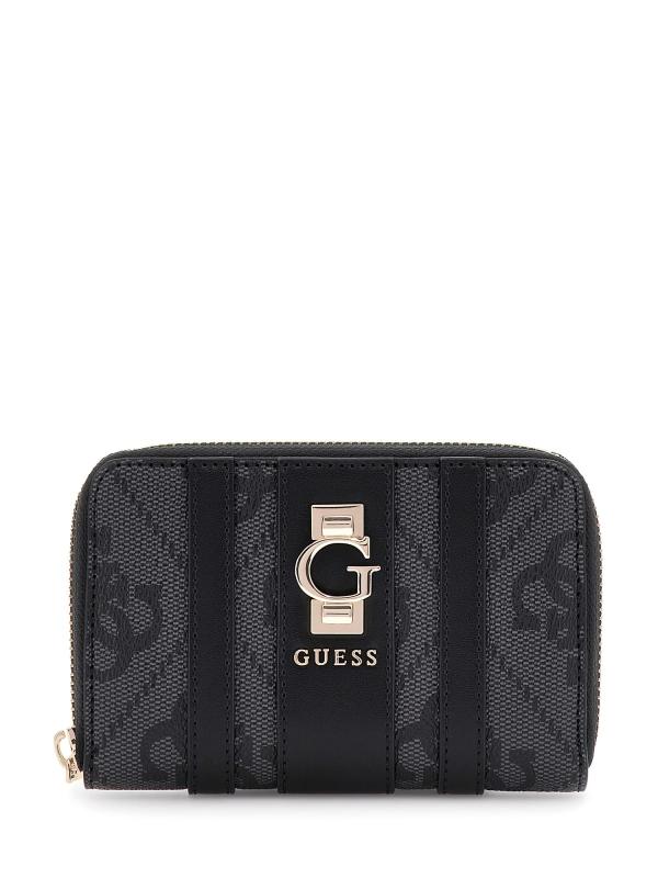 Guess Portafogli Portafogli ERENIA SLG DBL ZIP ORGNZR Nero