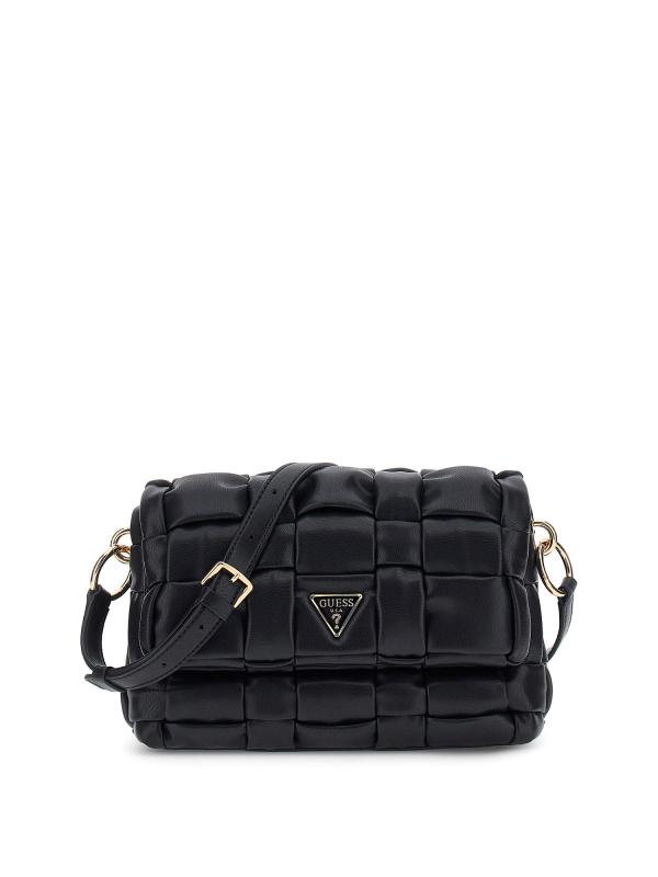 Guess Borse a spalla Borse a spalla MARION FLAP SHOULDER BAG Nero