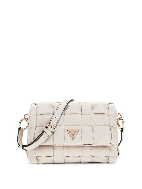 Guess Borse a spalla Borse a spalla MARION FLAP SHOULDER BAG Beige