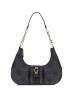 Guess Borse a spalla Borse a spalla ERENIA TOP ZIP SHOULDER BAG Nero - Foto 1