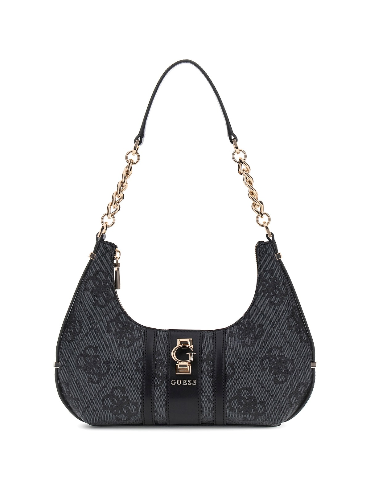 Guess Borse a spalla Borse a spalla ERENIA TOP ZIP SHOULDER BAG Nero