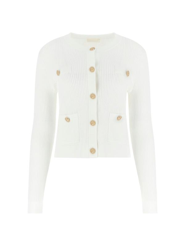 Guess Cardigan Cardigan LS CN EMMIE CARDI SWTR Bianco