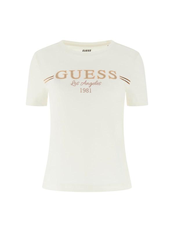 Guess T-shirt T-shirt BIBIA SS T-SHIRT Bianco