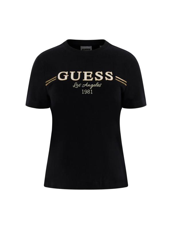 Guess T-shirt T-shirt BIBIA SS T-SHIRT Nero
