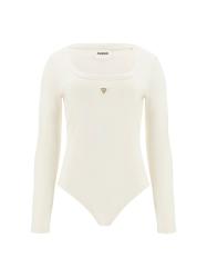 Guess Body Body COLETTE LS BODYSUIT Bianco Panna