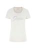 Guess T-shirt T-shirt CN SS EMBRO SCRIPT LOGO TEE Beige Crema - Foto 1