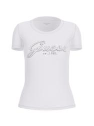 T-shirt CN SS EMBRO SCRIPT LOGO TEE Bianco