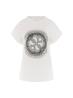 Guess T-shirt T-shirt CN SS 4G SHADED HOTFIX Bianco - Foto 1