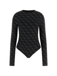 Guess Body Body LS TEODORA LOGO BODY Nero