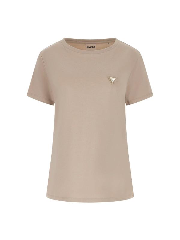 Guess T-shirt T-shirt COLETTE T-SHIRT Marrone Taupe