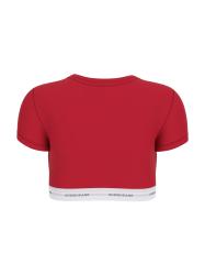 Top GJ SS CROP TOP Rosso