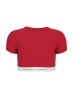 Guess Top Top GJ SS CROP TOP Rosso - Foto 2