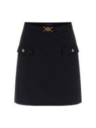 Gonna CHRISSY BELTED MINI SKIRT Nero