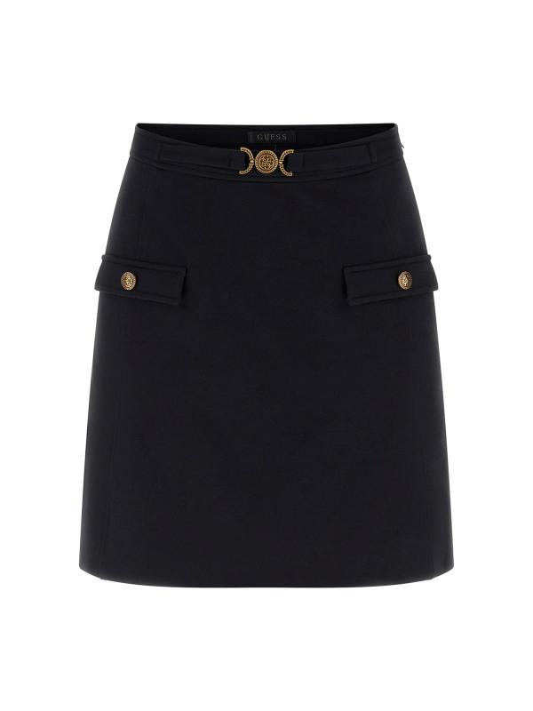 Guess Gonna Gonna CHRISSY BELTED MINI SKIRT Nero