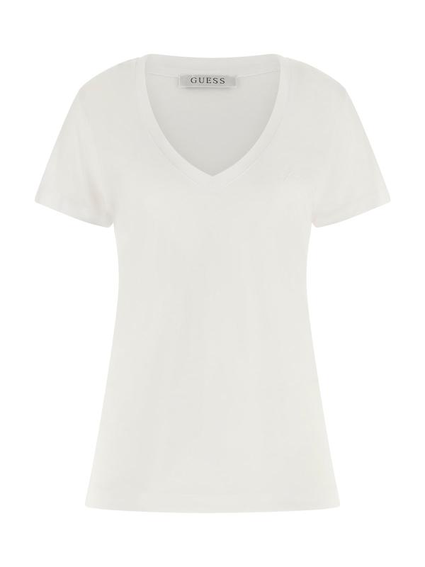Guess T-shirt T-shirt VN SS LIGHT BASIC TEE Bianco