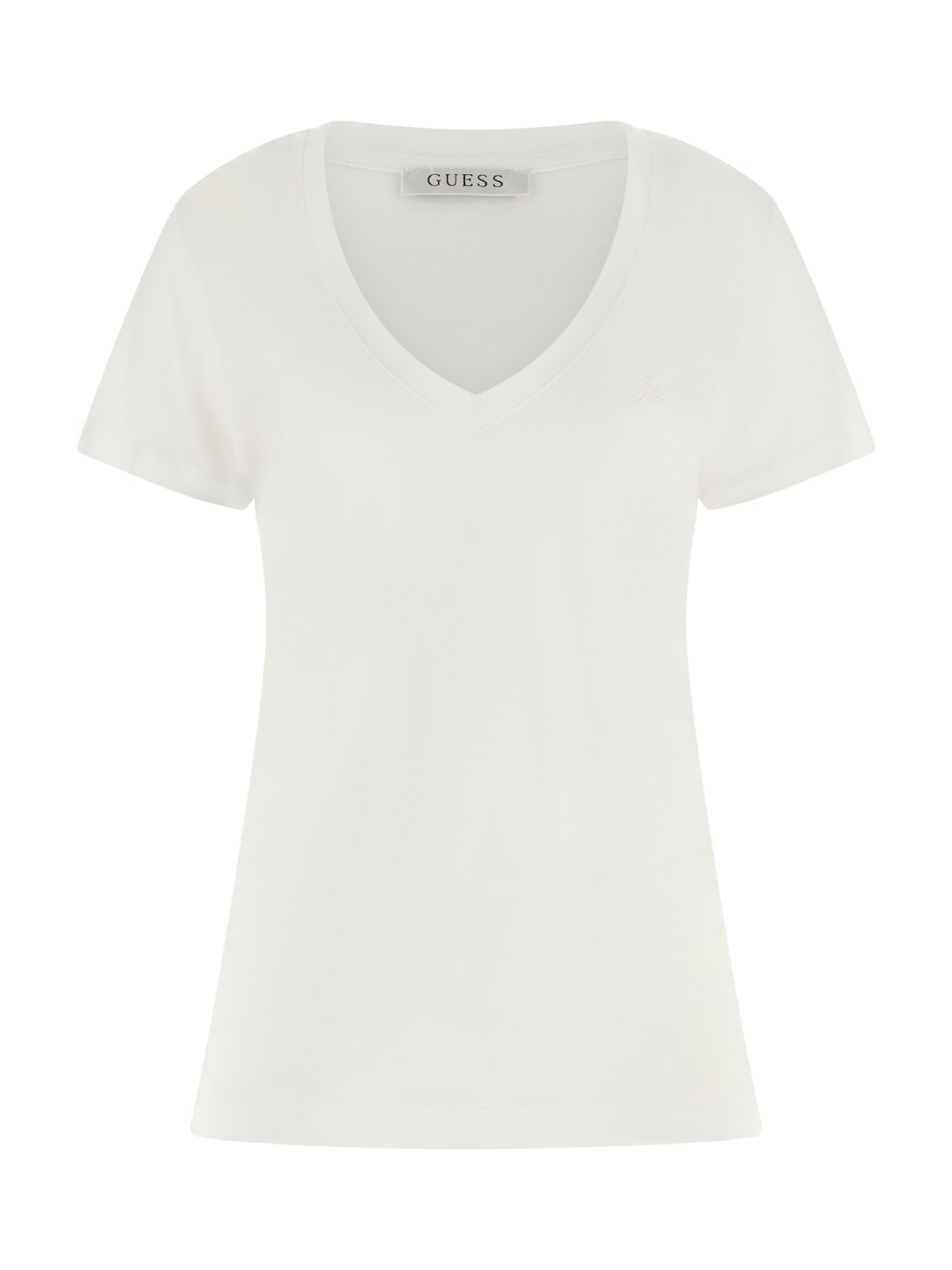 Guess T-shirt T-shirt VN SS LIGHT BASIC TEE Bianco