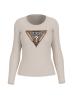 Guess T-shirt T-shirt LS CN LEO TRIANGLE TEE Beige - Foto 1
