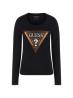 Guess T-shirt T-shirt LS CN LEO TRIANGLE TEE Nero - Foto 1