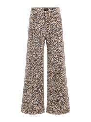 Guess Jeans Jeans WIDE LEG marrone animalier