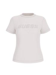 Guess T-shirt T-shirt NARCISO CN T-SHIRT Bianco panna