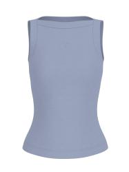 Maglia TINA RIBS TANK TOP Azzurro