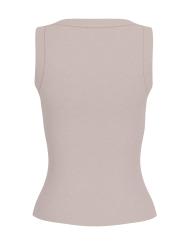 Maglia TINA RIBS TANK TOP Beige