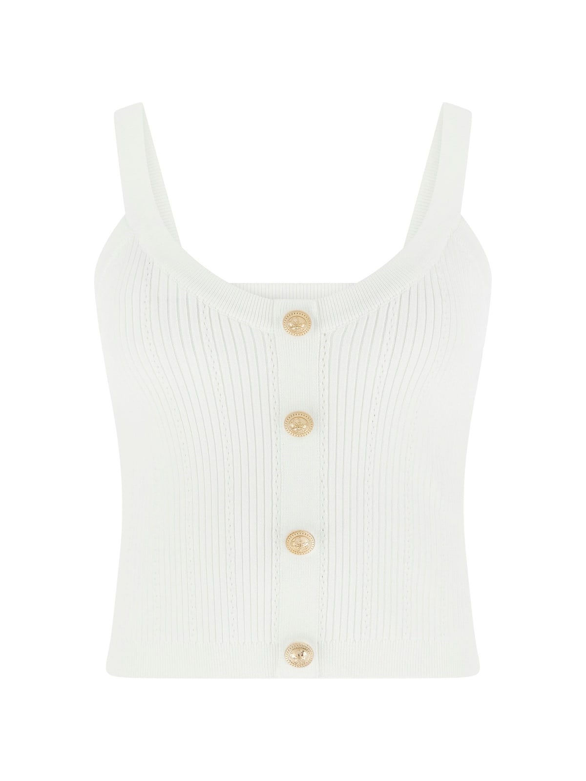 Guess Top Top SL EMMIE TANK TOP SWTR Bianco