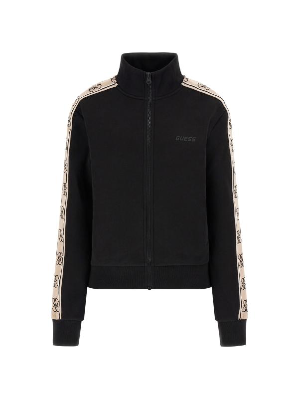 Guess Felpe Felpe BRITNEY FULL ZIP SWEATSHIRT Nero