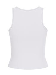 Canotte NEW SL ROUND NK GUENDALINA TOP Bianco