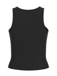 Canotte NEW SL ROUND NK GUENDALINA TOP Nero