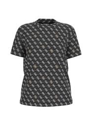 Guess T-shirt T-shirt 4G RHOMBUS STUDS SS T-SHIRT Nero