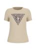 Guess T-shirt T-shirt SS CN TRIANGLE PYTHON TEE Beige - Foto 1