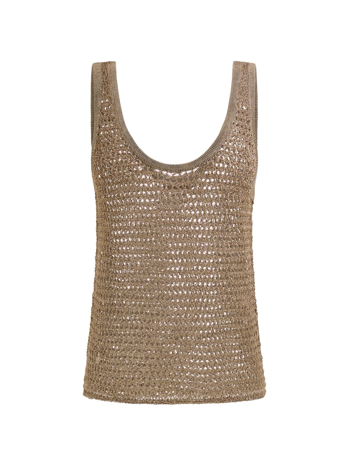 Guess Canotte Canotte SL SN OPEN STITCH AVA TANK Oro