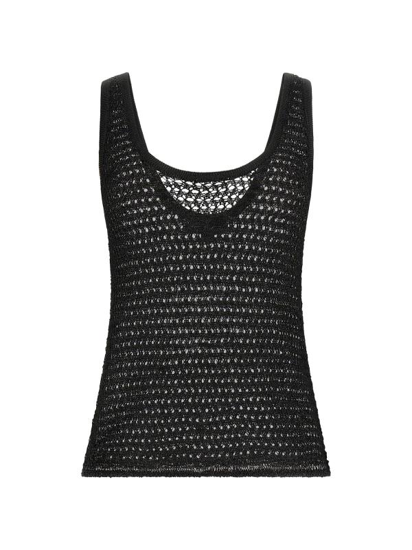 Guess Canotte Canotte SL SN OPEN STITCH AVA TANK Nero