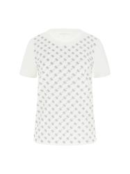 Guess T-shirt T-shirt SS CN 4G ALLOVER TEE Bianco