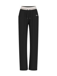 Tute PAULINA WIDE LEG PANTS Nero